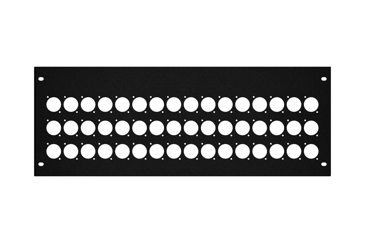 Elite Core RP4U-48D Rack Panel with 48 D-Series Punch-Outs, 4U