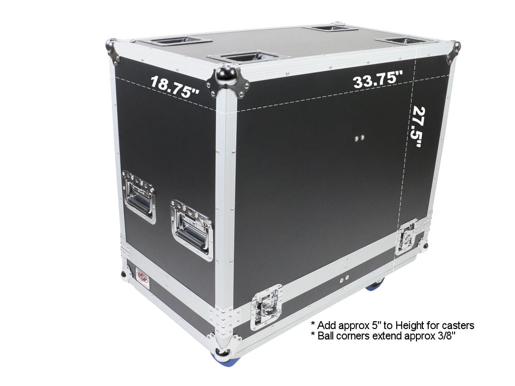 OSP ATA-KLA12 ATA Flight Case for 2 QSC KLA12 Speakers