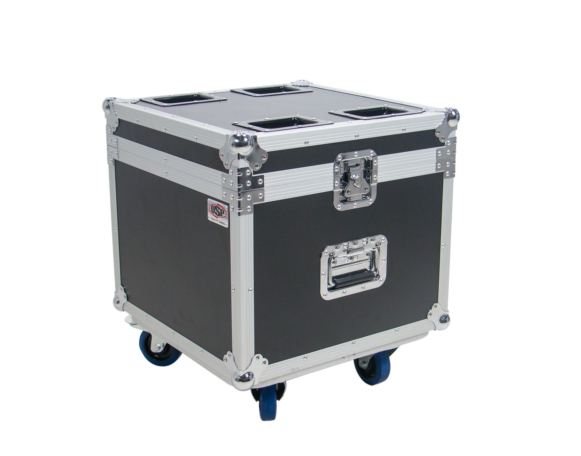 OSP PAR-CASE-4C Universal ATA Flight Case for 4 LED PAR CANS * Upgraded with Casters & Caster Cups *