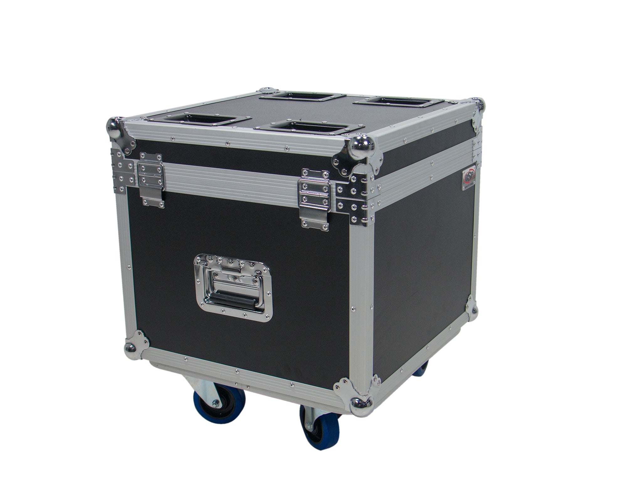 OSP PAR-CASE-4C Universal ATA Flight Case for 4 LED PAR CANS * Upgraded with Casters & Caster Cups *