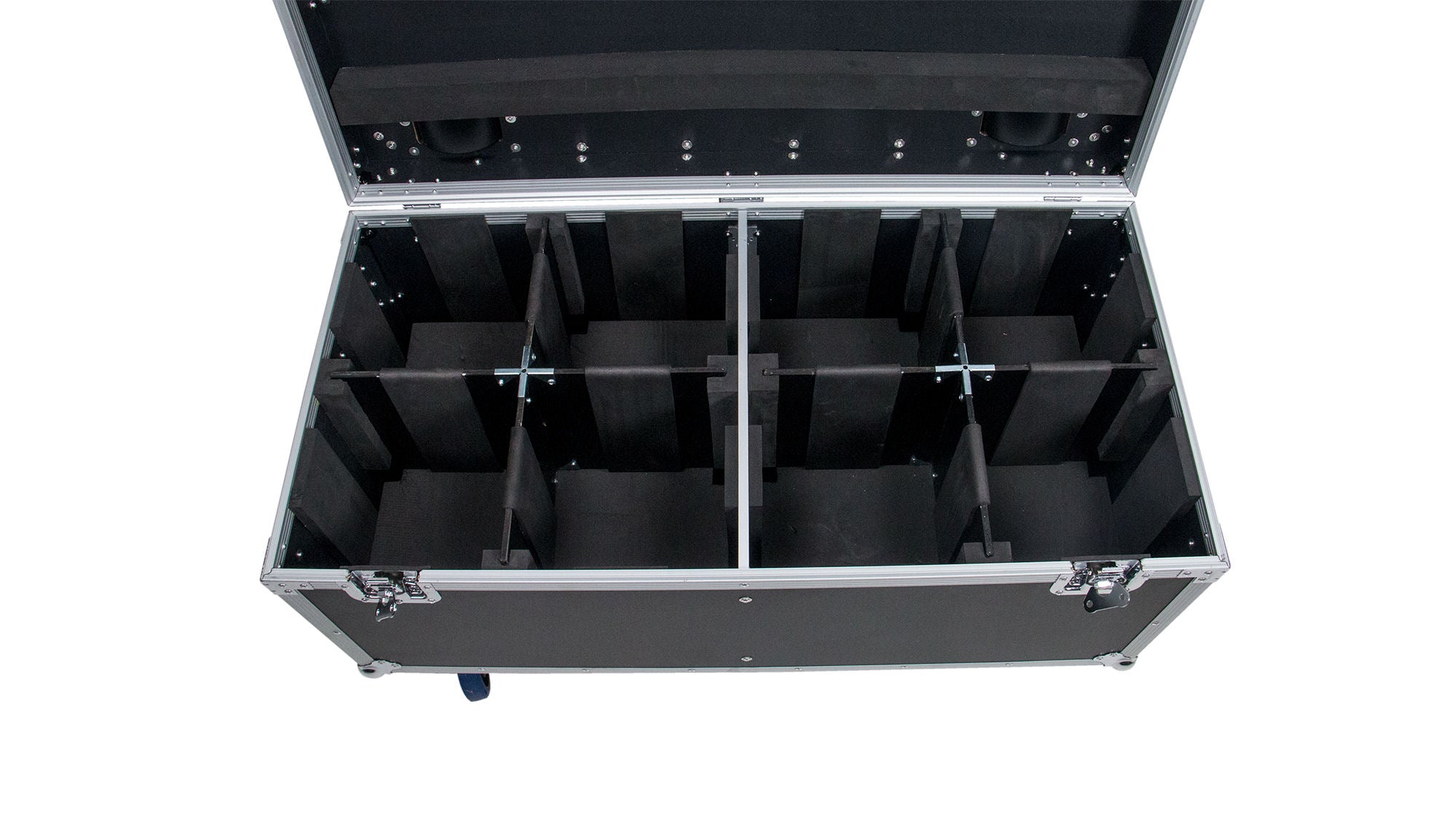 OSP PAR-CASE-8C ATA Universal Flight Case for 8 LED PAR CANS, * Upgraded with Casters & Caster Cups *