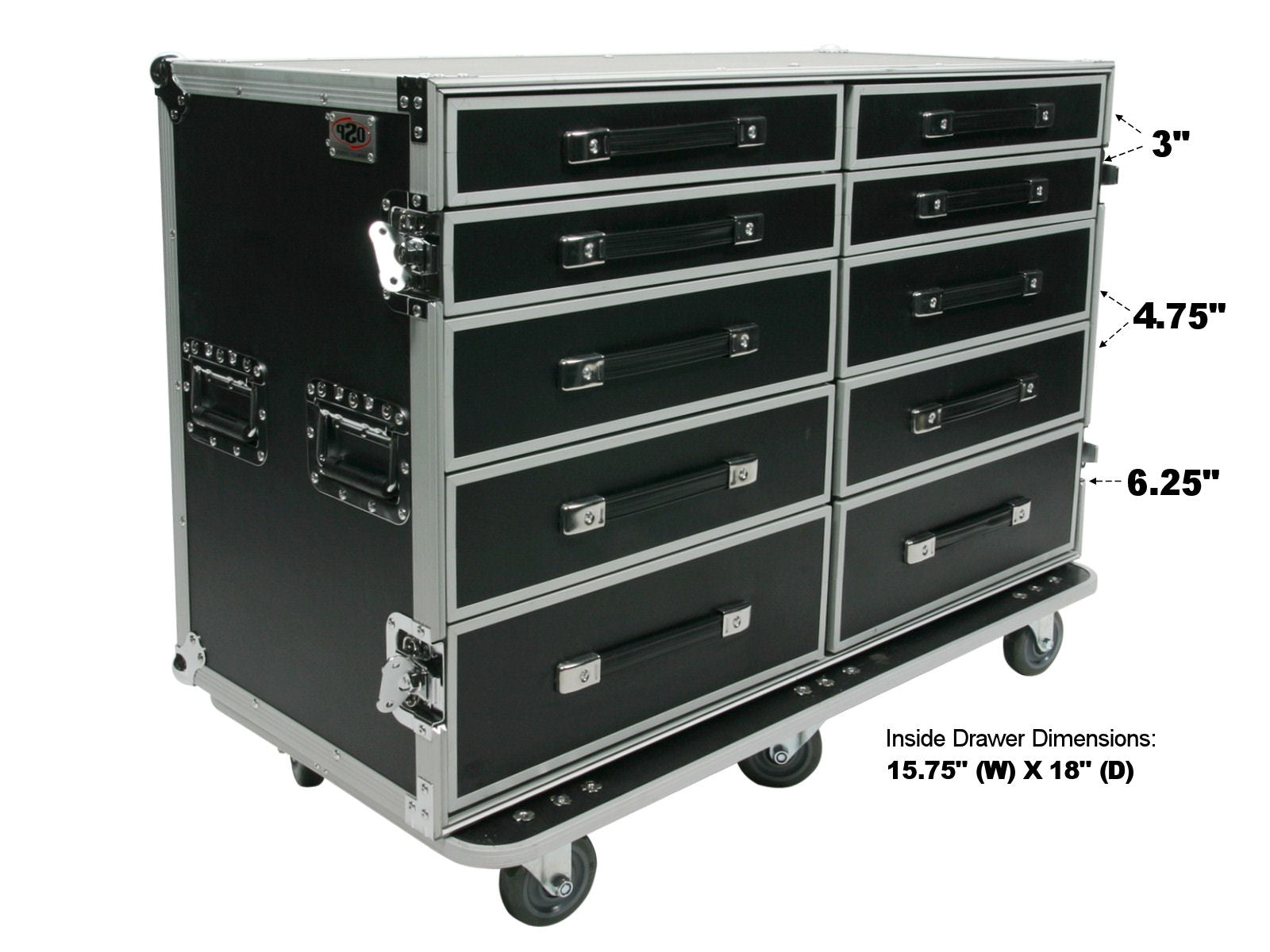 OSP PRO-WORK-SXS ATA Side by Side Drawer Case