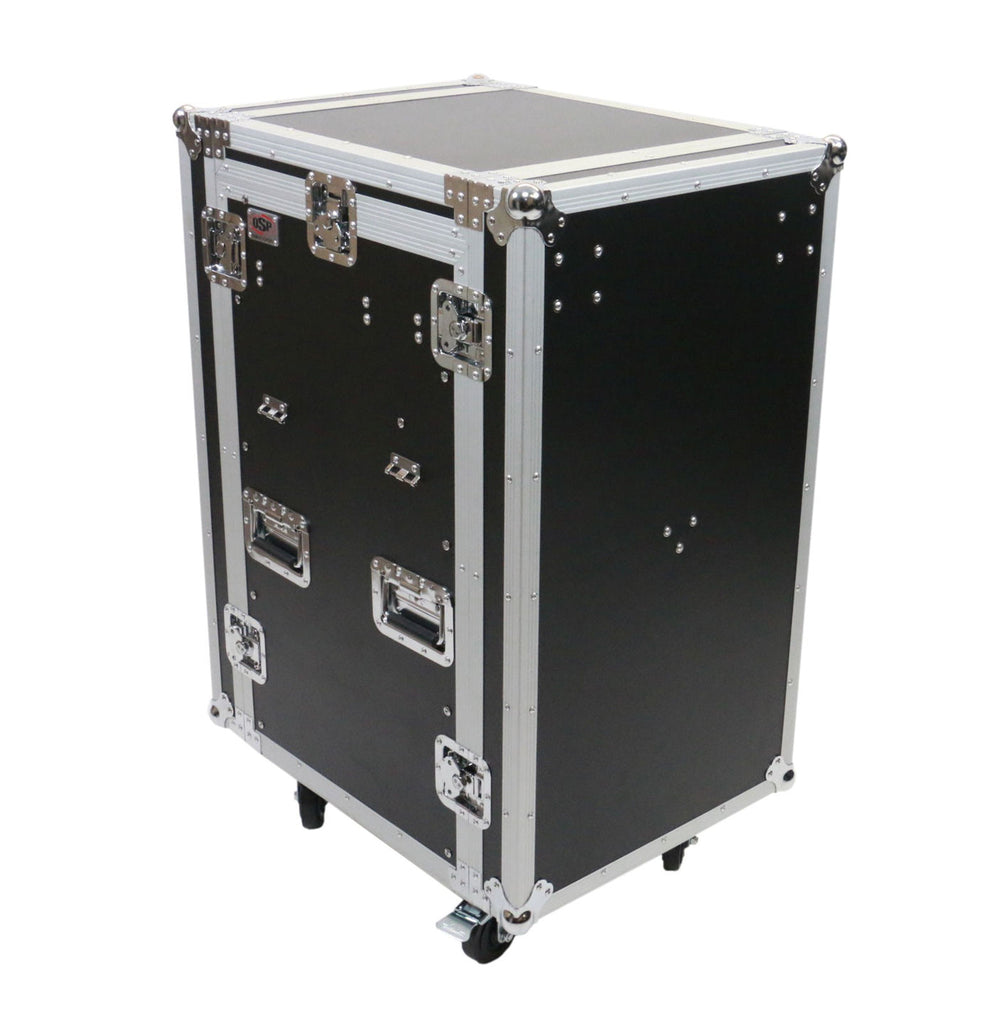 OSP PRO19 16 Space ATA Mixer/Amp Rack & Standing Lids – OSP Cases