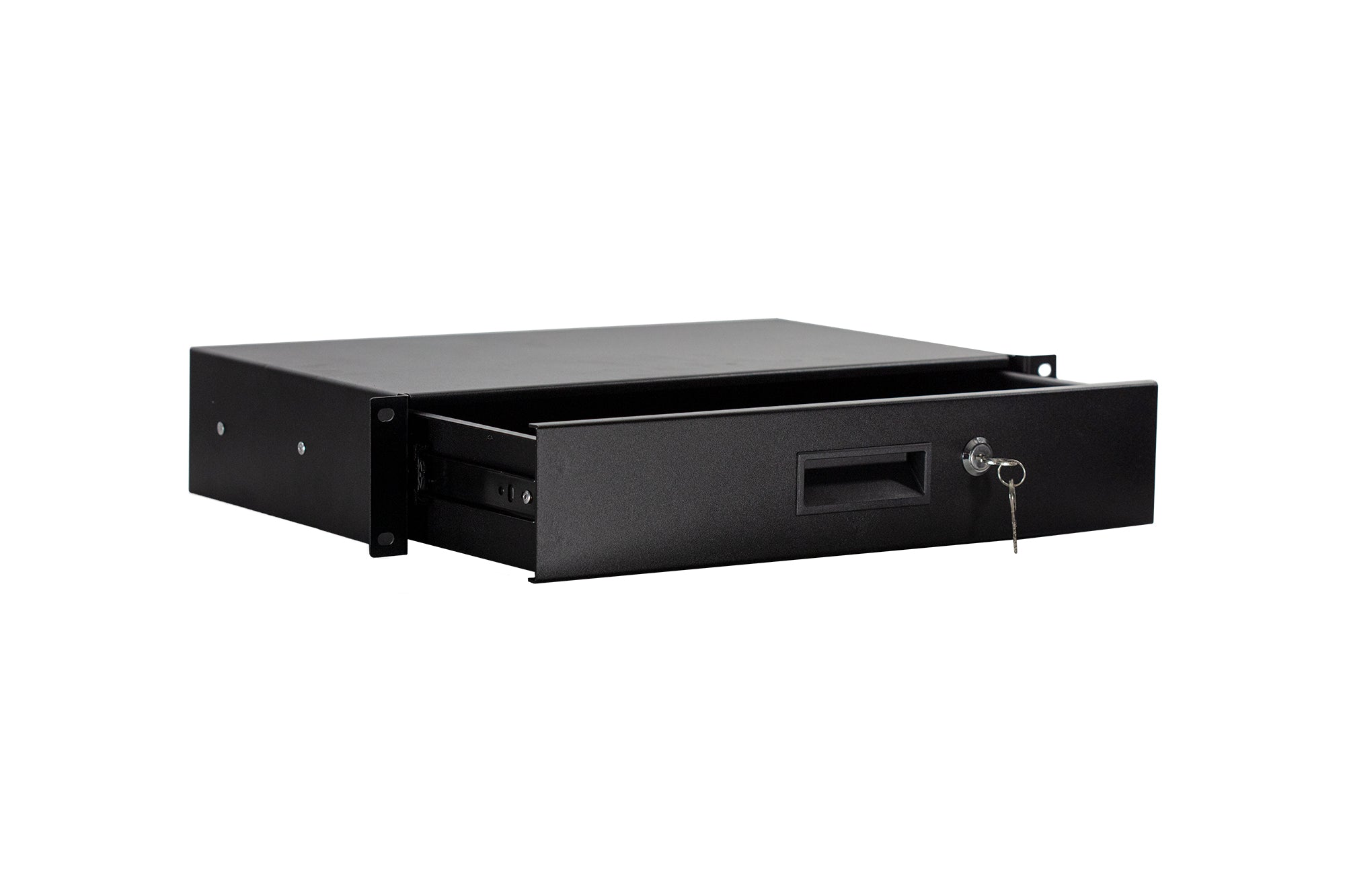 Elite Core RD2US Metal Rack Drawer with Lock, 2U Shallow