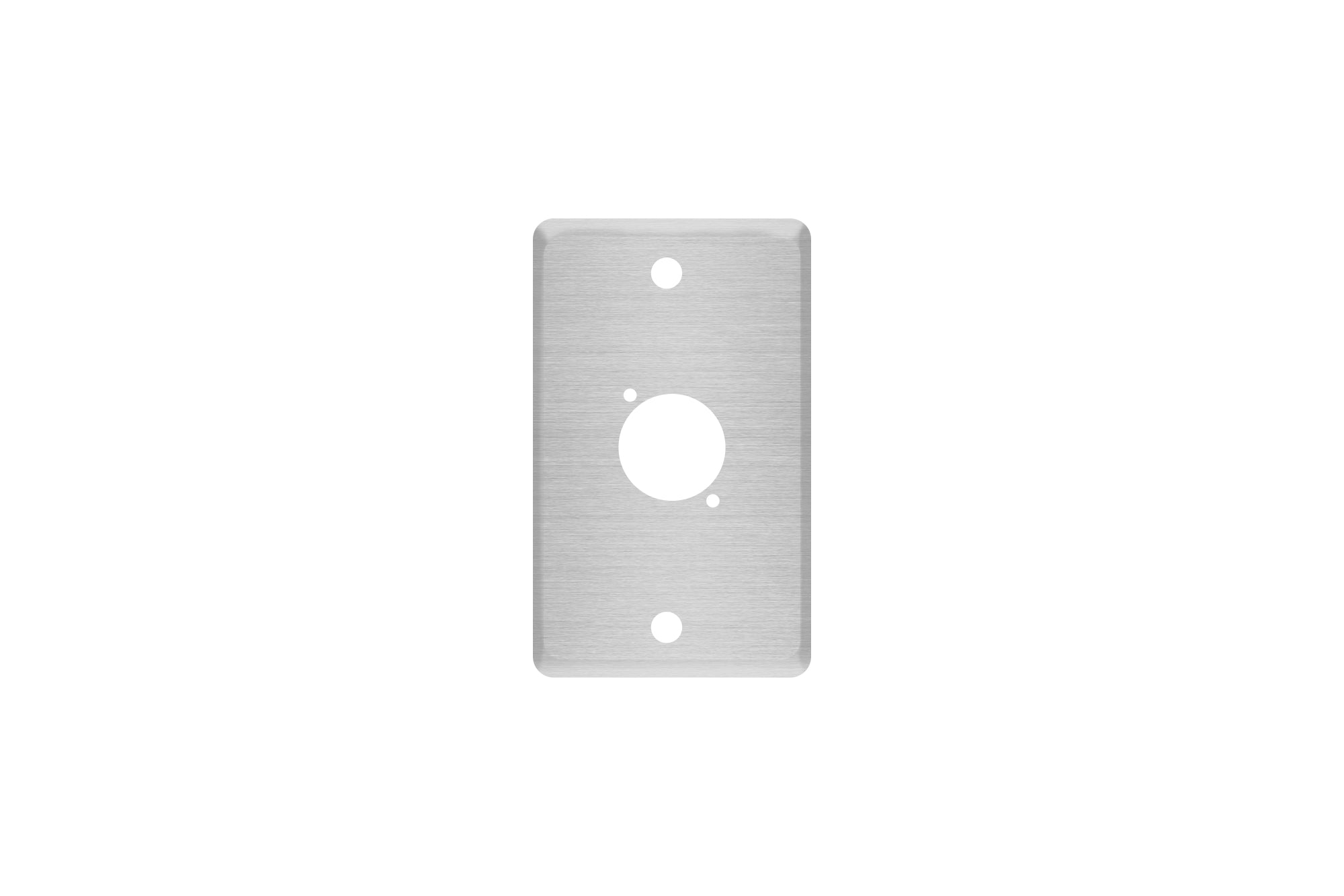 OSP D-1-BLANK Single Gang Plate with 1 Series "D" Hole