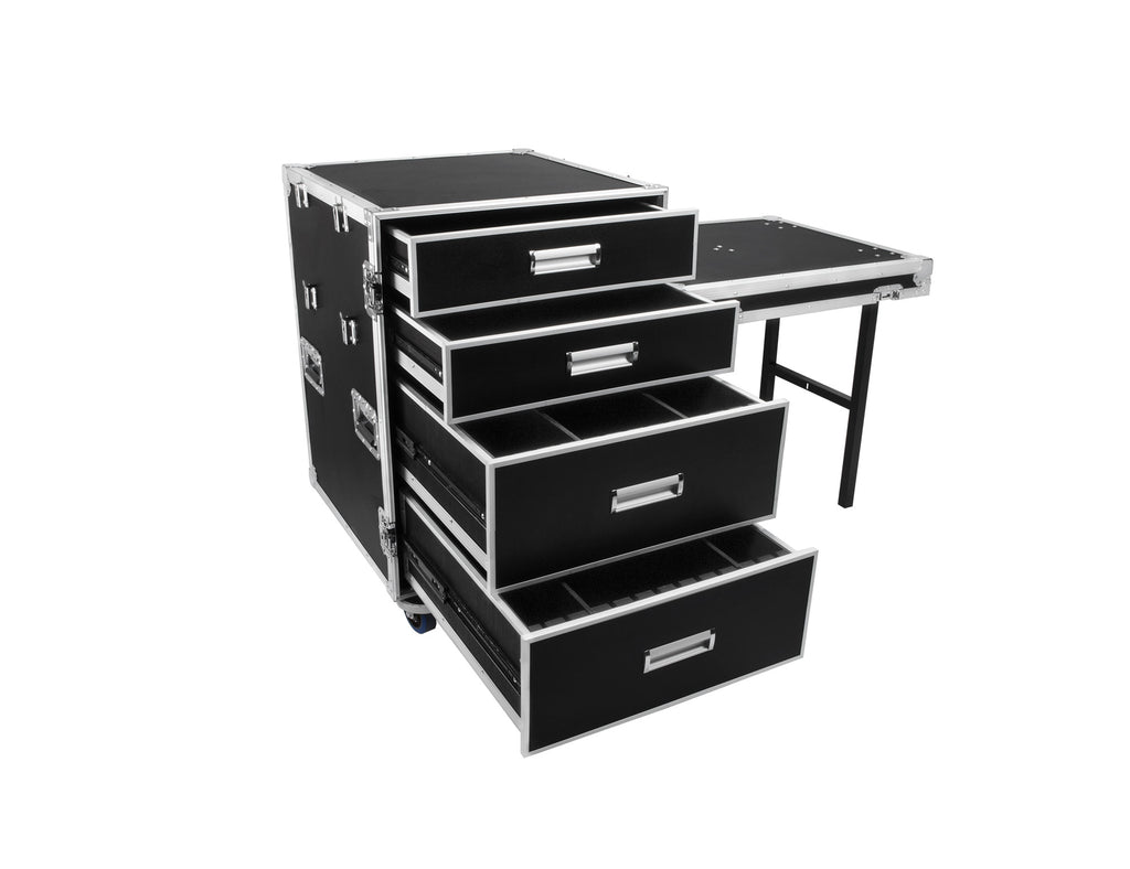 OSP PRO-DESK Modular 4-Drawer Workstation – OSP Cases