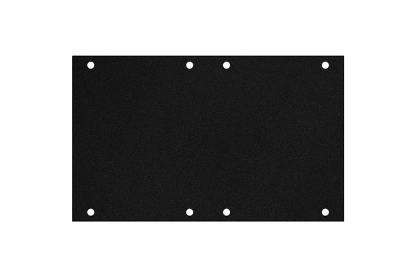 Elite Core ACE-PNL120-BLANK Black Metal Panel for Full Stage Pocket