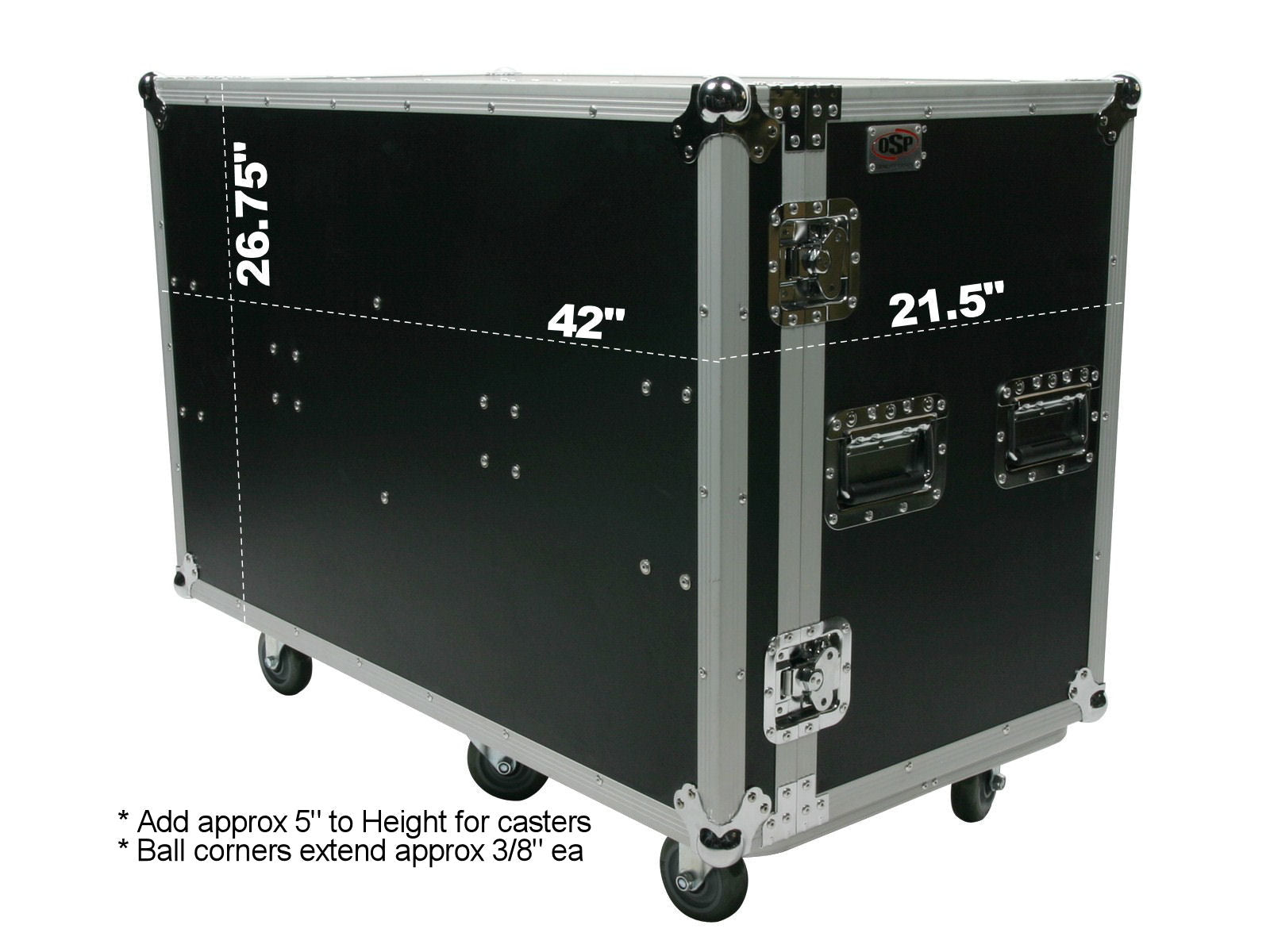 OSP PRO-WORK-SXS ATA Side by Side Drawer Case