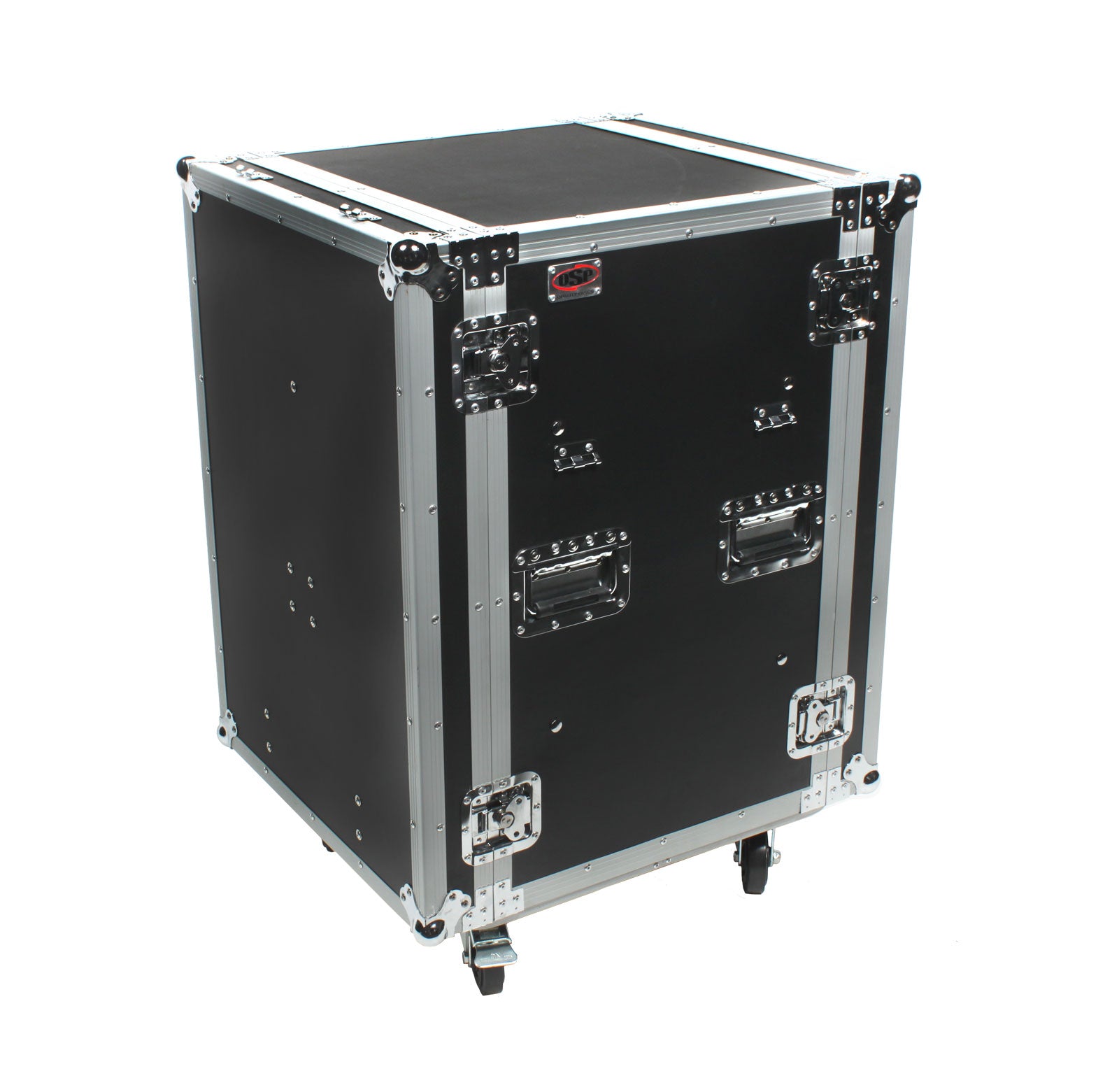 OSP SC16U-20SL 16 Space ATA Amp Rack w/Casters and Attached Utility Table