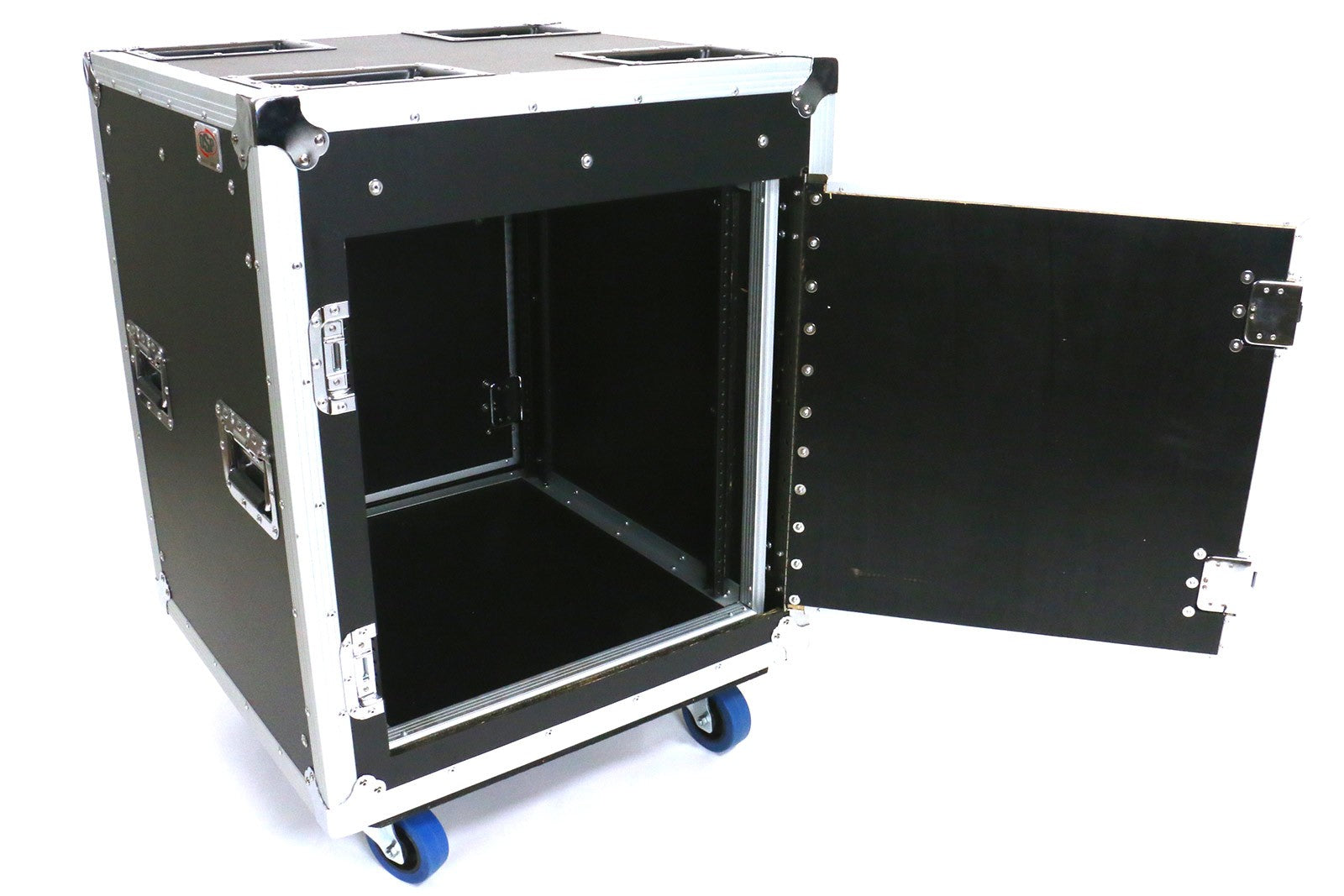 OSP TR12U-20-SR-PD Tour Ready 12 Space 20" Deep Shock Rack w/Pocket Doors